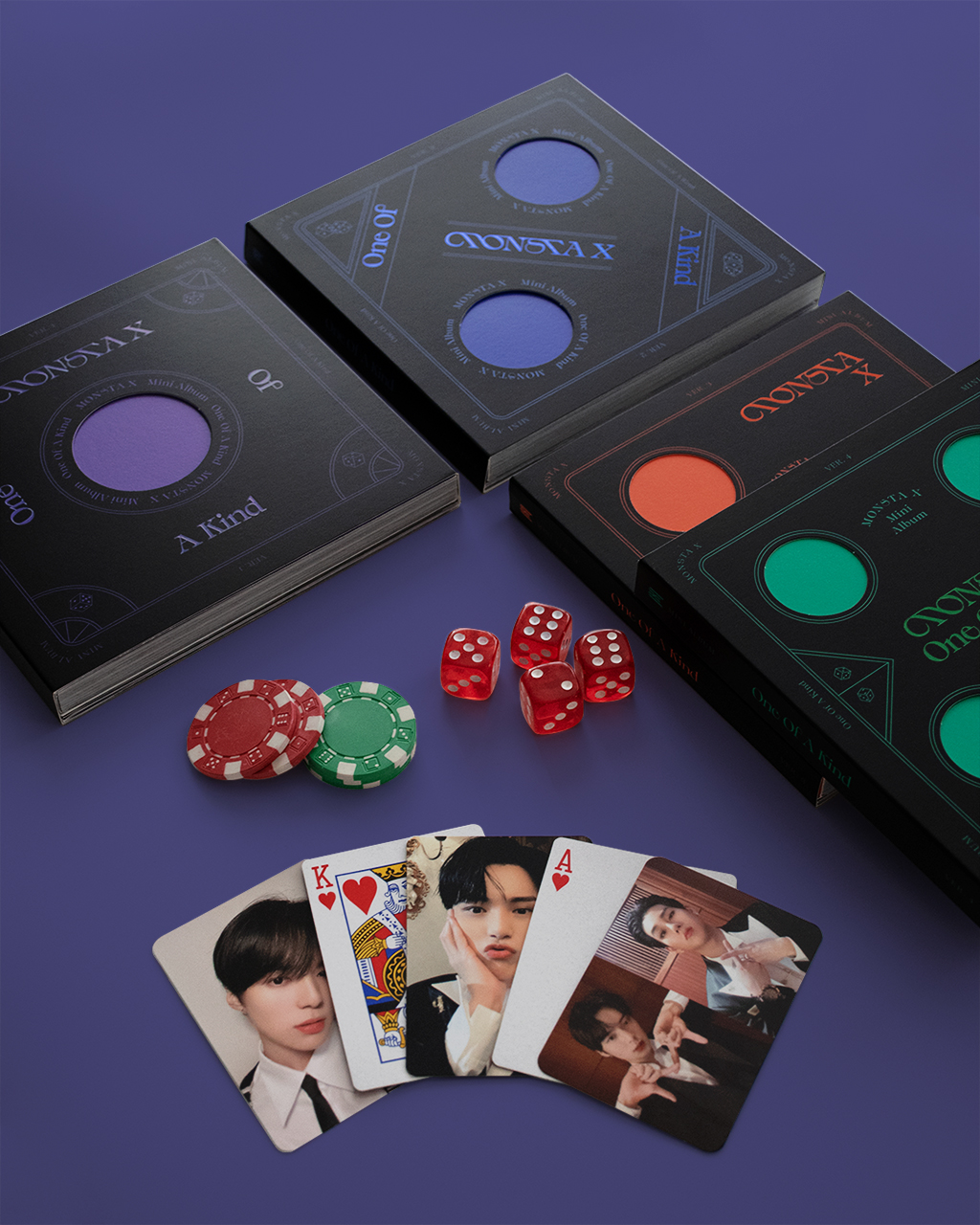 Visuel représentant l'album One Of A Kind du groupe MONSTA X