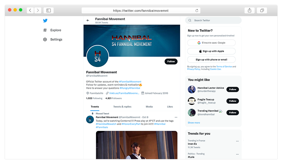 Identité visuelle Twitter